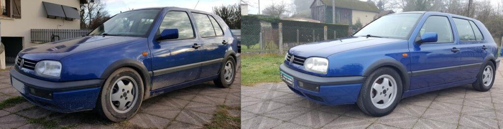 Rénovation extérieure VW Golf 3 GT